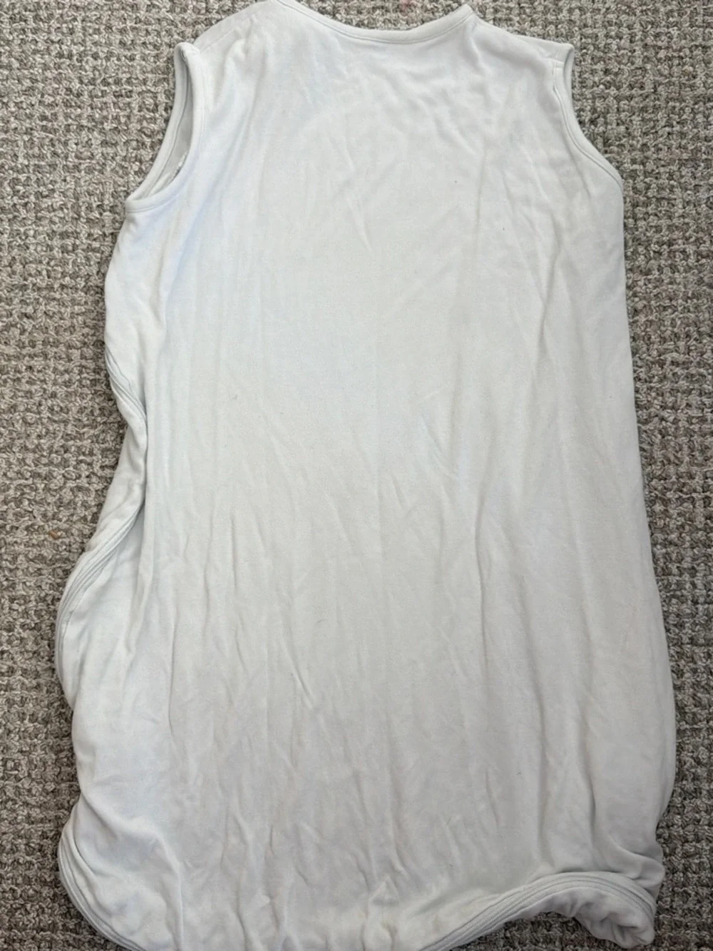 Women's White Sleeveless Tunic Top